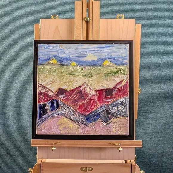 Original Artwork  12" x 12"  "The Rain's Perspective" - Picture 6 of 6